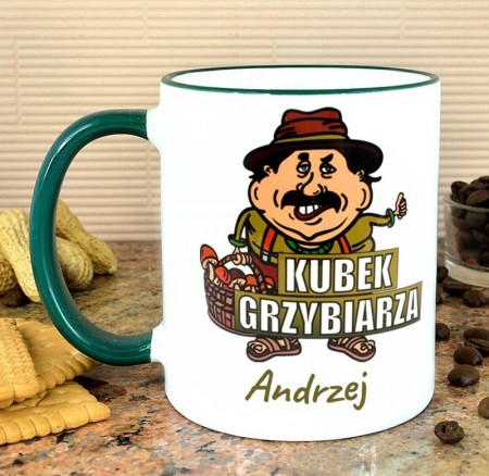 Kubek Grzybiarza - personalizowany prezent