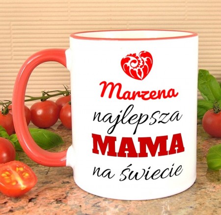 Kubek dla Mamy - Najlepsza Mama - prezent personalizowany