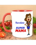 Kubek dla Mamy - Super MAMA - personalizowany prezent