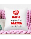 Poduszka dla Mamy - Najlepsza Mama - prezent personalizowany