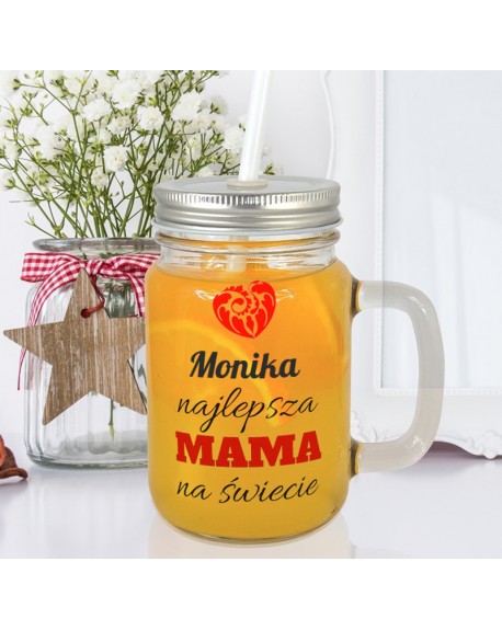 Słoiczek na prezent dla Mamy - Najlepsza Mama - personalizowany