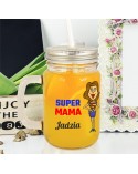 Słoiczek do picia dla Mamy - Super Mama - personalizowany prezent