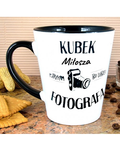 Kubek latte personalizowany dla Fotografa